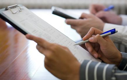 dental patient filling out paperwork in high point nc