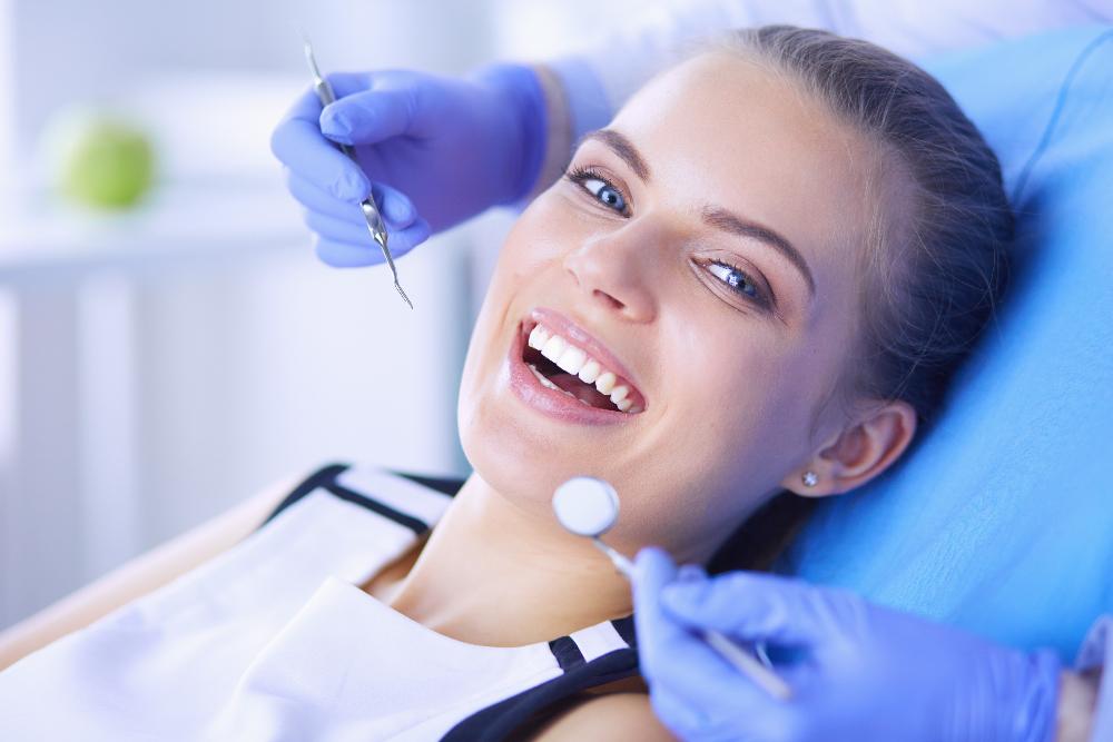 emergency dental care high point | woman at dentist