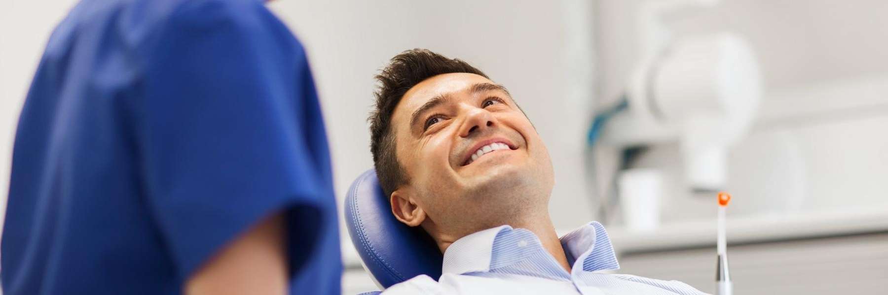 high point dentist | man at dentist