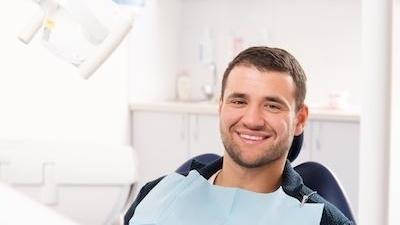 Patient with dental anxiety smiling 