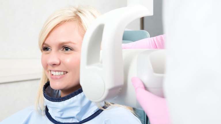 family dentist high point | patient getting x-rays